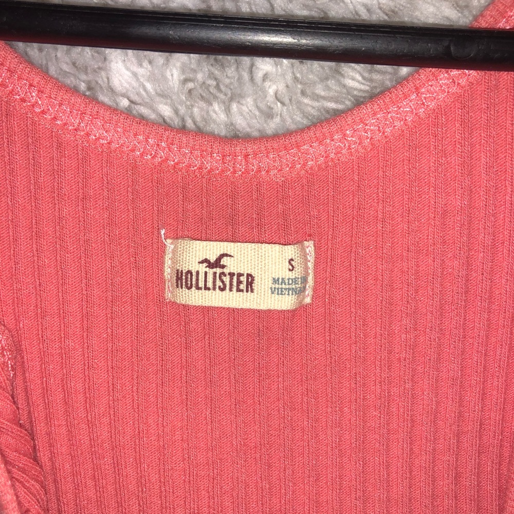 Coral Ribbed Tank - Picture 4 of 4